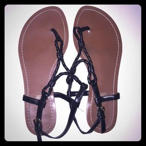 Like new black Lauren by Ralph Lauren sandals